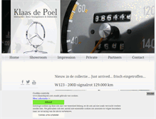Tablet Screenshot of klaasdepoel.com